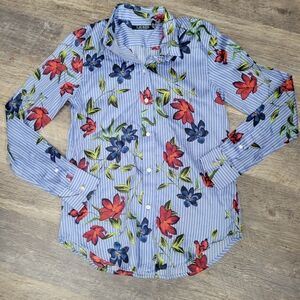 Floral button down
